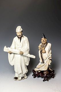 GROUP OF TWO SHIWAN FIGURES