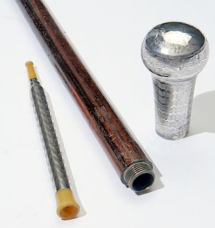 Silver Cheroot Cane