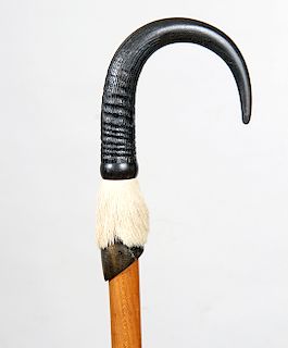 Horn and Hoof Walking Stick
