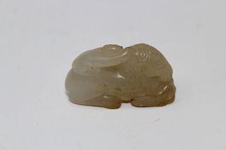 Chinese, Carved Jade Animal Figures