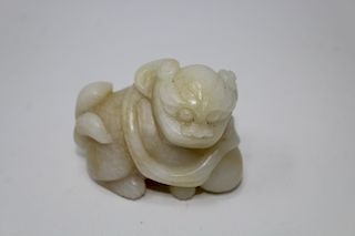 Chinese, Carved Jade Animal Figure