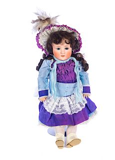24" Germany SpbH 914 10 Doll with Open Mouth and Blinking Eyes