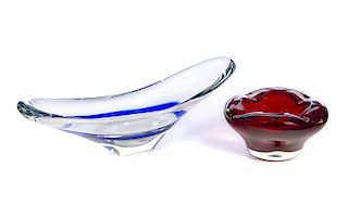 2 Pieces of Erickson Art Glass Bowls