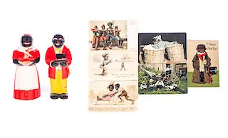 11 Pieces of Black Americana and Post Cards