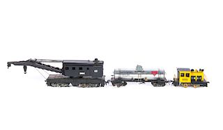 3 Scale Model Train Cars
