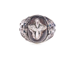 WWII Sterling Eagle Squadron USAAC Ring