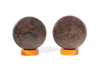 2 Civil War Cannon Balls