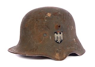 WWII Helmet with Local History