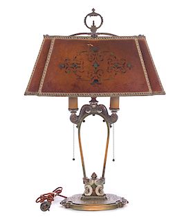 Ornate 1920s Table Lamp