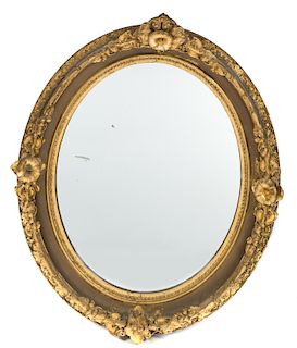 Victorian Carved Plaster Mirror