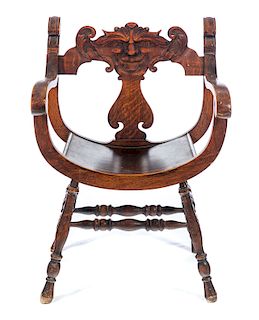 American Oak Man of the North Wind Chair