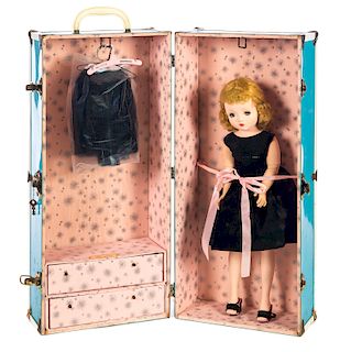 Madame Alexander Doll and Cunard Line Cass Doll Trunk