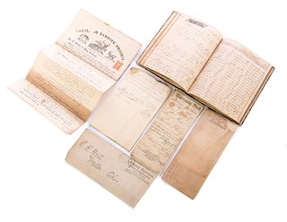 Group of 1800s Ross County Deeds and Documents