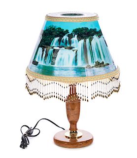 Waterfall Shade Lamp