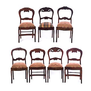 7 Victorian Dinner Chairs