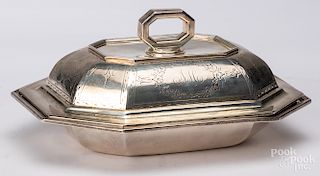 Sterling silver covered vegetable