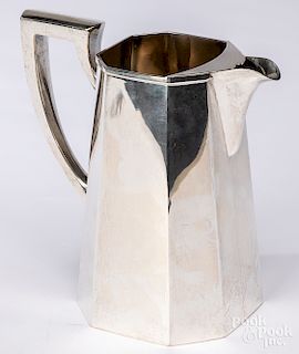 Sterling silver water pitcher