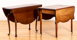English mahogany Pembroke table, etc.