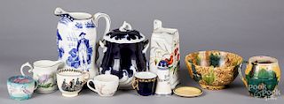 Miscellaneous pottery and porcelain