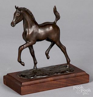 Judy Nordquist, bronze of a foal