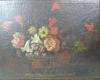 (2) Two 19th Century Still Life Oil Paintings