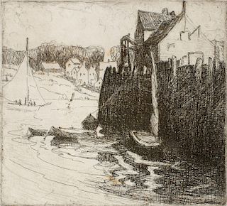 ILAH KIBBEY (1888-1958) DRYPOINT ETCHING