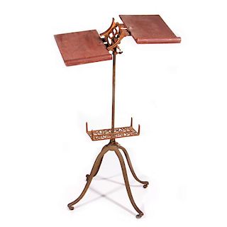 An early 20th century music stand.