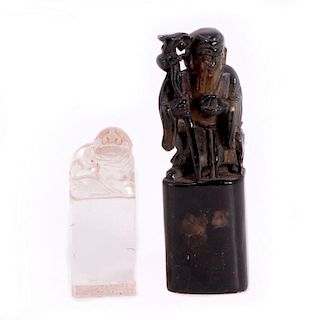 Two 19th century Chinese seals.
