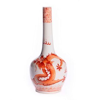 Chinese dragon vase.