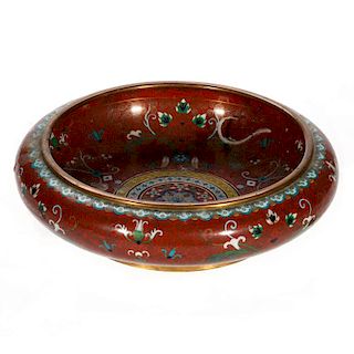Chinese Cloisonne bowl.