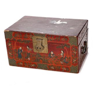 A 19th century Chinese box.