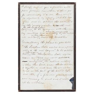Abraham Lincoln letter dated 1863.