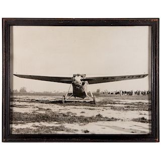 A 1920's photo of a Lone Eagle airplane.