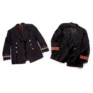 Two WWII US Navy coats.