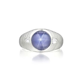A Fine Star Sapphire Ring