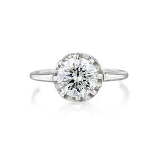 A 1.18-Carat Diamond Solitaire Ring