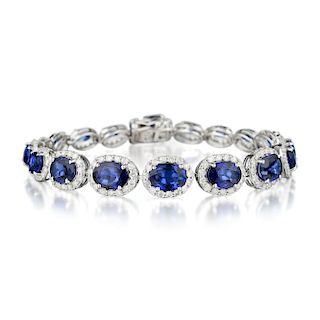 Orianne Fine Sapphire and Diamond Bracelet