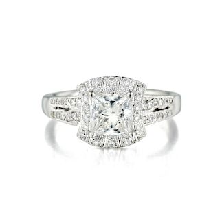Orianne 1.03-Carat Princess-Cut Diamond Ring