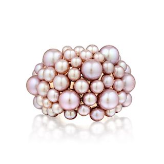 Mimi Milano Violet Cultured Pearl Ring