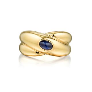 Cartier Gold Sapphire Ring