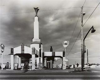 Quinta Scott, (American, 20th century), Tower Station, Route 66: Shamrock, TX, 1981