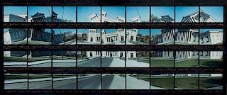 Thomas Kellner, (German, b. 1966), Munchen BMW, 2002, Building Square and Untitled (three works)