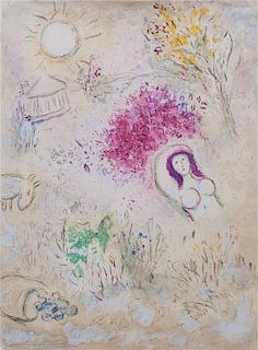 Marc Chagall, (French/Russian, 1887-1985), Chloe (from Daphnis and Chloe), 1961