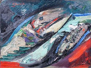 Edward Boccia, (American, 1921-2007), Still Life Fish No. 2, 1962