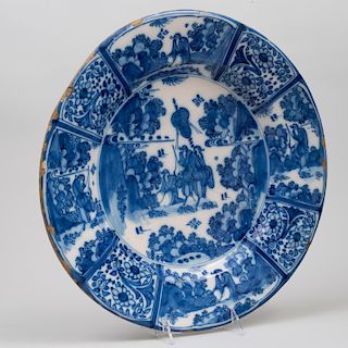 Dutch Delft Blue and White Charger