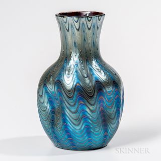 Loetz Dimpled Phanomen Vase
