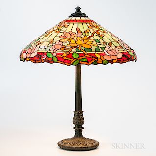 Wilkinson Mosaic Glass "Magnolia" Table Lamp