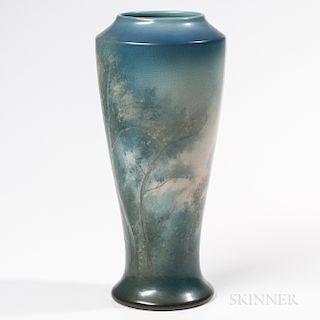 Edward Diers for Rookwood Pottery Scenic Vellum Vase
