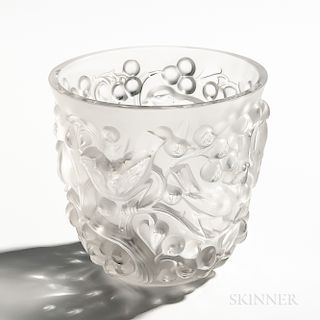 Lalique Avalon Glass Vase