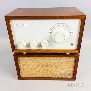 KLH Model Eight FM Radio with Bookshelf Speaker